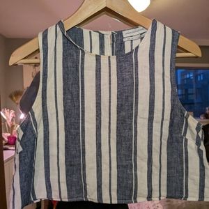 Cropped Striped Tank